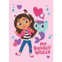   Gabby's Dollhouse Bubbly World pătură polară 100x150cm