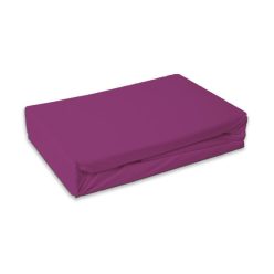   Colorat Purple Orchid Cearșaf din frotir lila cu elastic 180x200 cm