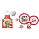 Disney Minnie  and Mickey  Set de șorț de Crăciun și tacâmuri din plastic