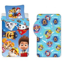   Patrula Cățelușilor Puppy Bliss set de lenjerie de pat cu cearșaf cu elastic