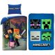 Minecraft Set pilotă și pătură polară Steve and Alex