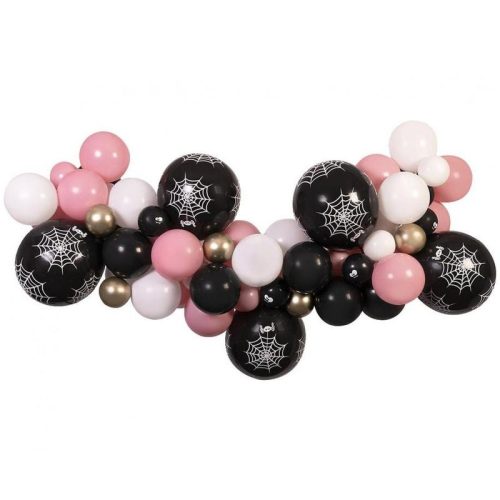 Halloween Pink set girlandă de baloane, 65 de bucăți