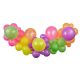 Colorat Bright Set ghirlandă de baloane fluorescente cu 65 bucăți