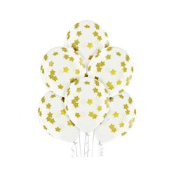   Colorat Stars, Set de baloane cu stele, 6 buc. 30 cm (12 inch)