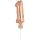 Numere Rose Gold Balon din folie cu cifra 1 pentru tort 13 cm