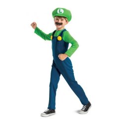 Super Mario Luigi costum 4-6 ani