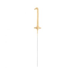 Numere Gold Artificiu Aurie Numărul 1 17 cm