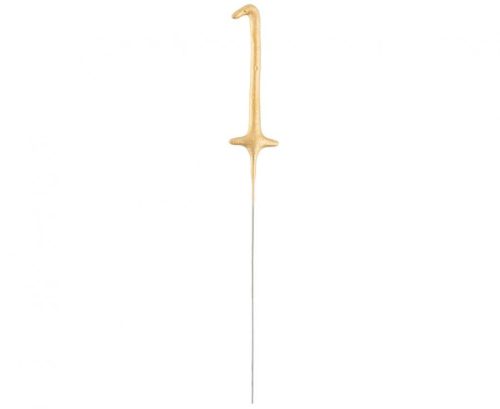 Numere Gold Artificiu Aurie Numărul 1 17 cm
