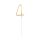 Numere Gold Artificiu aurie numărul 4 17 cm