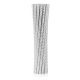 Colorat Silver Chevron Paie de hârtie argintii 12 buc