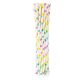 Colorat Colorful Dots paie de hârtie pachet de 12