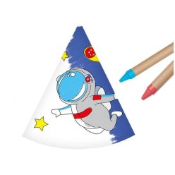 Spațiu Universe, pălărie de petrecere de colorat, 6 buc