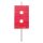 Blocks Red Blocks Lumânare în formă de cărămidă 8 Roșu, Lumânare de aniversare