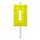 Blocks Yellow Blocks Lumânare de tort cifra 0 tip cărămidă galben, lumânare numerică