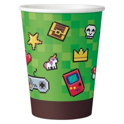 Gamer Game On Set Pahare de hârtie 6 buc. 200 ml