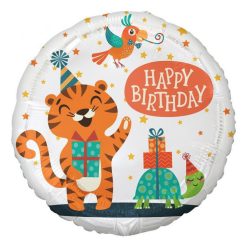   La mulți ani Tiger Balon din folie Tiger Happy Birthday 36 cm
