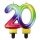 Colorat Galaxy Lumânare aniversară numărul 20
