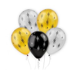 Stea Shiny ok balon, pachet de 5 baloane 12 inch (30 cm)