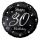 La mulți ani B&C Silver Happy Birthday balon din folie 30 cm