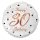 La mulți ani B&C White Balon Happy Birthday 30 folie 36 cm