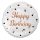 La mulți ani B&C White Balon folie Happy Birthday 36 cm