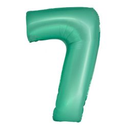 Numere Mint Mat Balon folie menta numărul 7, 76 cm