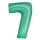 Numere Mint Mat Balon folie menta numărul 7, 76 cm