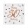 La mulți ani B&C White Servetele Happy Birthday 30 20 buc 33x33 cm