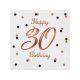 La mulți ani B&C White Servetele Happy Birthday 30 20 buc 33x33 cm