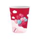 Iubire Love Is In The Air Red pahar de hârtie 6 buc 250 ml