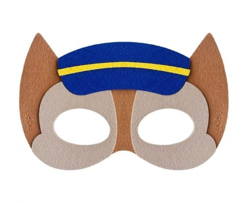 Animale Dog Brigade Police Masca de fetru cu câine 18 cm