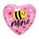 Iubire Bee Mine balon de folie 46 cm