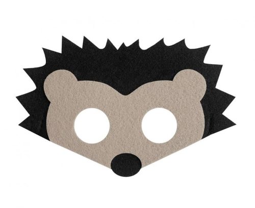 Animale Hedgehog Mască de arici din fetru 17,5 cm