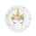 Unicorn Star farfurie de hârtie set de 6 bucăți, 18 cm