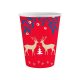 Crăciun Let It Snow i pahar de hârtie 6 buc 250 ml