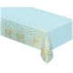 La mulți ani B&C Gold Dots Față de masă din folie albastră 137x183 cm