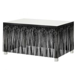 Party B&C Black Decorațiune de masă neagră 300 cm