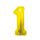 Numere Gold, Balon de folie cu cifra 1 de 85 cm