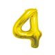 Numere Gold, Balon folie numărul 4 85 cm