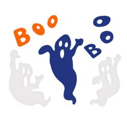Halloween Set de stickere pentru fereastra din gel Boo