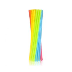 Colorat Colorful paie de plastic 10 buc