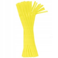 Colorat Yellow paie din plastic 50 buc