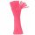 Colorat Pink paie din plastic 50 buc