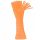 Colorat Orange paie din plastic 50 buc