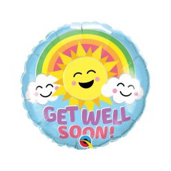 Soare Balon din folie Get Well Soon Sunny 46 cm