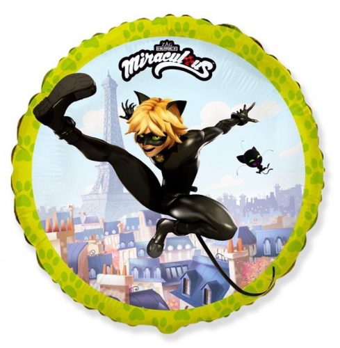 Miraculos: Buburuza și Motan Noir Cat Noir balon din folie 46 cm (WP)