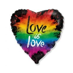 Iubire Love is Love balon din folie 46 cm