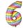 Numere Pop It Balon din folie numărul 6, 69 cm (WP)