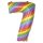 Numere Pop It Balon din folie cu numărul 7 69 cm (WP)