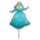 Prințese Land of Ice Balon folie prințesă 36 cm (WP)